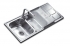 Chậu rửa bát inox Teka CLASSIC SINK 1 12 B 1D 100% thép không gỉ,giảm giá sốc tại 710-Quang Trung