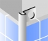 CORNER BEAD TILE TRIM T10-W 