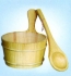 Bộ xô gáo gỗ 2