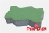 Gạch zíc zắc xanh lát hè - Phú Điền