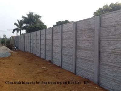 Hàng rào bê tông đúc sẵn – Công nghệ Châu Âu – Bền, Đẹp, Rẻ