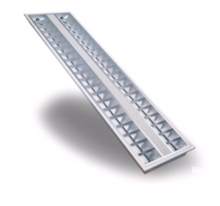 Máng đèn âm trần 2x18W