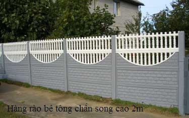 Hàng rào bê tông đúc sẵn – Lựa chọn cho mọi công trình