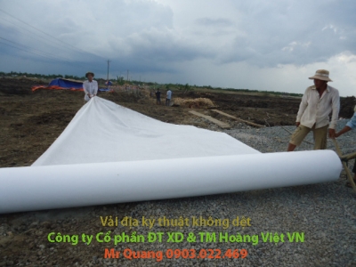 Vải địa kỹ thuật không dệt ART7, ART9 ... ART28.