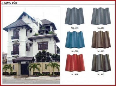 Ngói màu Đồng Tâm giá tốt
