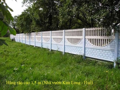 Hàng rào bê tông đúc sẵn – Giải pháp xây dựng  tối ưu cho mọi công trình