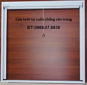 Cửa lưới chống muỗi tự cuốn dọc Quang Minh tại Hà Nội