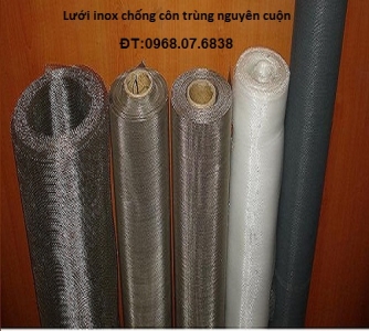 Lưới sợi thủy tinh , lưới inox sus 316 chống côn trùng .