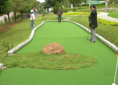 thi công sân tập golf