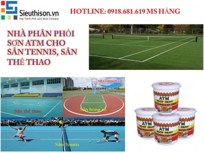 ĐẠI LÝ PHÂN PHỐI SƠN TENNIS ATM GIÁ RẺ NHẤT TẠI ĐÀ NẴNG