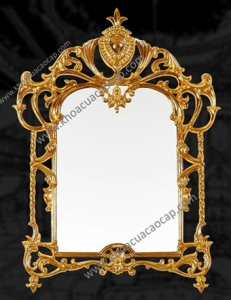 Gương nghệ thuật mạ vàng 24K