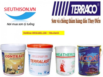 Đại lý bán sơn nước nội thất Terraco Terralast thùng 18 lít giá rẻ cho công trình