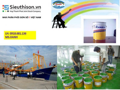 Đại lý bán sơn dầu Rainbow chính hãng giá rẻ tại Bình Dương