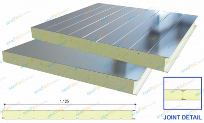 Tấm panel pu vỏ inox