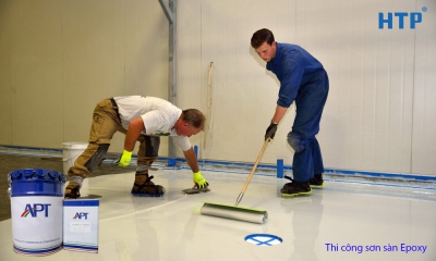 Sơn sàn epoxy APT cho nhà máy, xưởng công nghiệp 