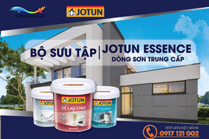 Sở hữu ngay dòng sơn jotun trung cấp Essence bề mặt đẹp