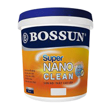 Sơn nội thất Bossun super nano clean - lau chùi vượt trội