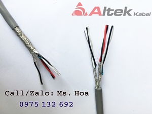 Cáp tín hiệu 16AWG, 18AWG, 20AWG, 22AWG vặn xoắn chống nhiễu lưới và phôi nhôm