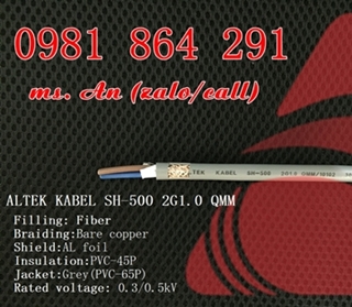 Sẵn kho số lượng lớn cáp điều khiển 2 lõi CT500,SH500 tiết diện 0.5 đến 1.5mm2