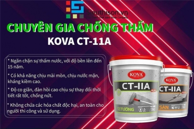Chống thấm kova CT11A cho sàn và tường 