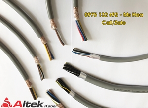 Cáp điều khiển 4x0.5, cáp tín hiệu 4x0.5 Altek Kabel