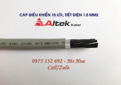 Cáp điều khiển 10x1.0 chống nhiễu, không chống nhiễu Altek Kabel