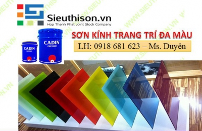 Đại lý chuyên cung cấp sơn kính trong nhà và ngoài trời chính hãng, giá rẻ 