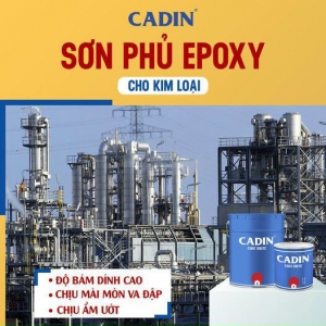 Sơn Phủ Epoxy Cadin Chuyên Dùng Cho Sắt Thép