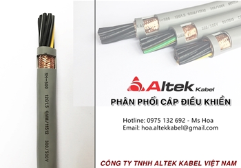 Cáp tín hiệu 12G0.75 QMM/17512 Altek Kabel, cáp điều khiển 12x0.75