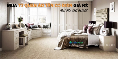 Vì sao đa số khách hàng mua tủ quần áo tân cổ điển