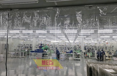 Rèm nhựa PVC khổ lớn