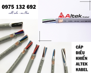 Cáp điều khiển 4 lõi, cáp tín hiệu 4 lõi 4x0.5, 4x0.75, 4x1.0, 4x1.5 Altek Kabel