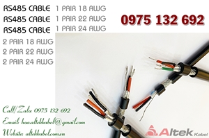 Cáp tín hiệu chống nhiễu RS485 vặn xoắn hàng chất lượng