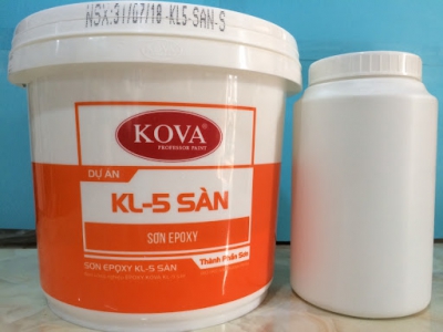  Sơn công nghiệp EPOXY KOVA KL-5 sàn, Sơn chuyên dùng cho sàn bê tông chất lượng cao