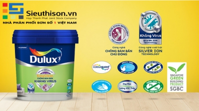  DULUX EASY CLEAN CHỐNG BÁM BẨN KHÁNG VIRUS CHẤT LƯỢNG CAO