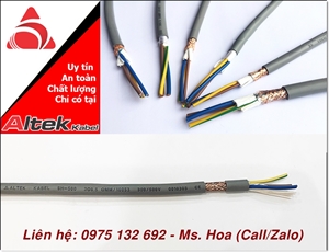 Cáp điều khiển 3x1.0 Altek Kabel CT-10103 3G 1.0QMM không chống nhiễu 