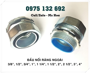 Đầu nối răng ngoài, ống kẽm đàn hồi bọc nhựa – Altek Kabel Việt Nam