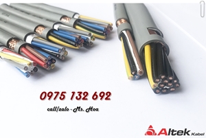 Cáp điều khiển CVV 1.0mm2 x 5C, CVV-S 1.0mm2 x 5C Altek Kabel