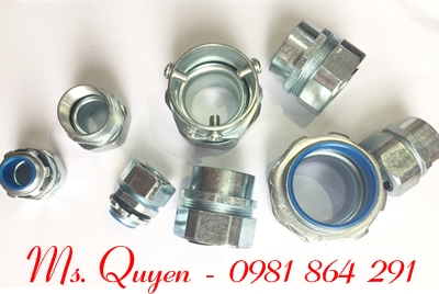 Đầu nối ống ruột gà lõi thép bọc nhựa vào hộp điện