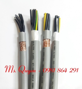 Cáp điều khiển cáp tín hiệu 8 lõi với các tiết diện 0.5,0.75,1.0,1.5mm2