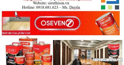 Đại Lý Bán Sơn Gỗ Ngoài Trời OSEVEN (O7) Chính Hãng - Giá Rẻ.