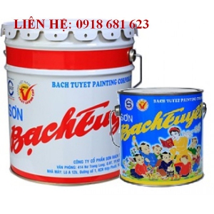 Sơn dầu Alkyd Bạch Tuyết bóng chuyên dùng cho kim loại, sắt thép đa màu sắc