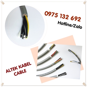 Altek Kabel cáp điều khiển 8x1.5, 8x1.0, 8x0.75, 8x0.5mm2 có màn chắn