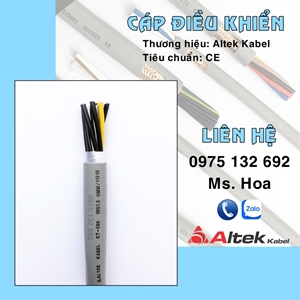Cáp điều khiển CT-11010, SH-11010 10x1.0, cáp 10x1.0 Altek Kabel