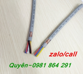 Cáp điều khiển 7x0.75 hiệu Altek Kabel xuất xứ từ Đức	