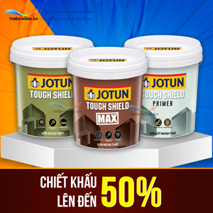 Bộ 3 sản phẩm sơn Jotun Tough Shield dòng sơn kinh tế