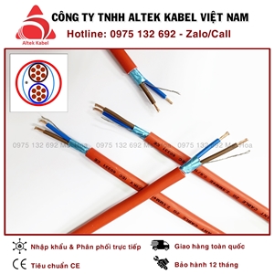Cáp điều khiển chống cháy 2x1.0, cáp tín hiệu chống cháy 2x1.0