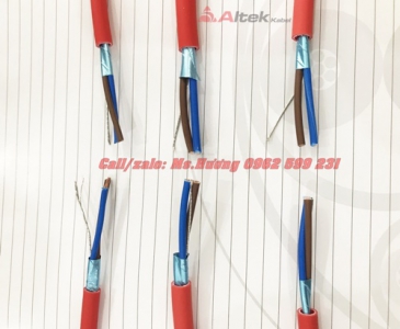 Cáp chống cháy, chống nhiễu vỏ LSZH Altekkabel