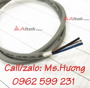 Cáp điều khiển 4 lõi Altekkabel có lưới, không lưới