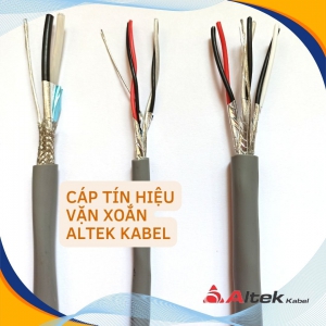 Cáp tín hiệu vặn xoắn ALTEK KABEL 1P/2P/3P/4P điện áp 500 volt